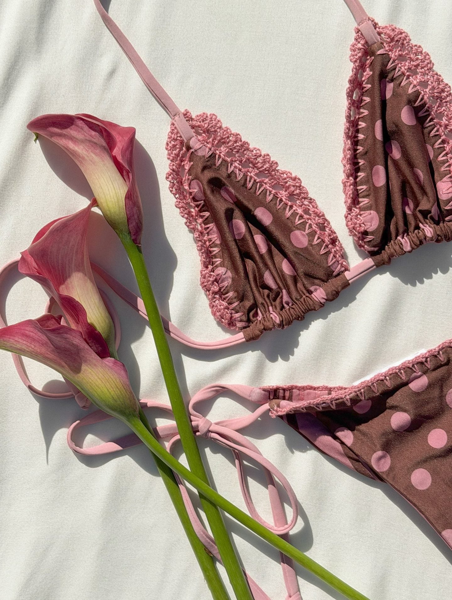 Samba Bikini Top Stripe Dot Reversible