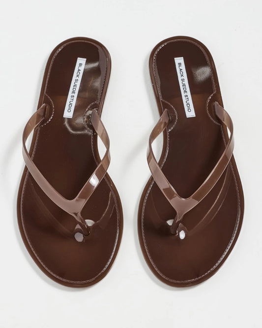 Crystal Sandal Chestnut PVC