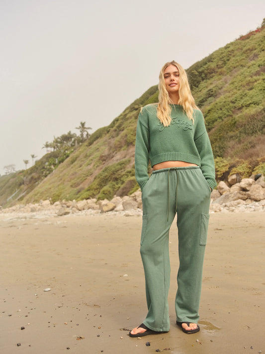 Sundry St Tropez Crew Sweater Loden