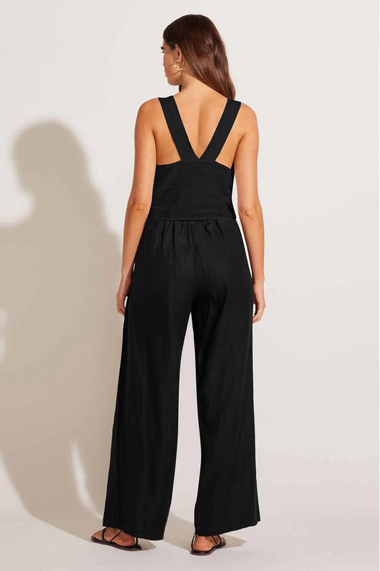 Tallows Crop Top Black EcoLinen