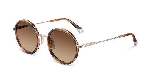 Almagro 21 Photochromic HD Havana in brown — back view | Belle Mar Swim