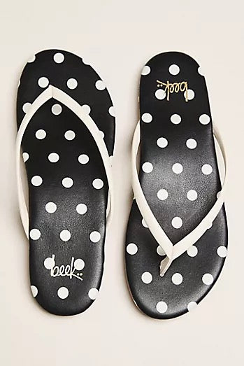 Sunbeam Vanilla/Black Polka Dot