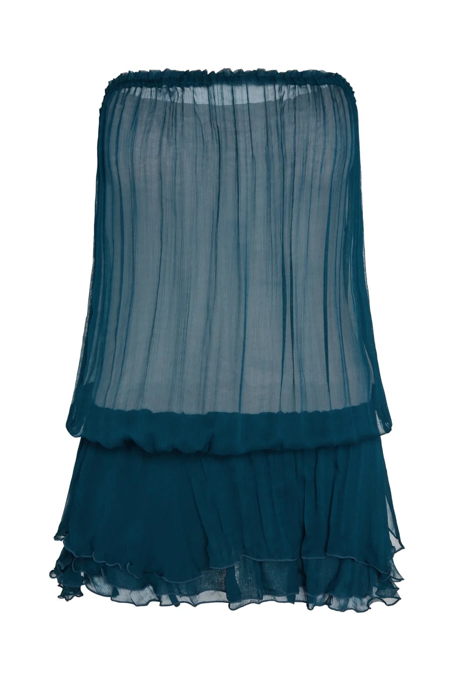 Izzy Strapless Mini Dress Adriatic