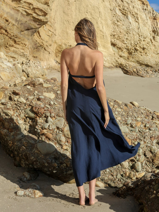 Zoe Maxi Dress Navy