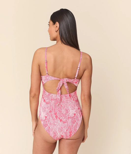 Andie Mersea One Piece Peachy — back view | Belle Mar Swim