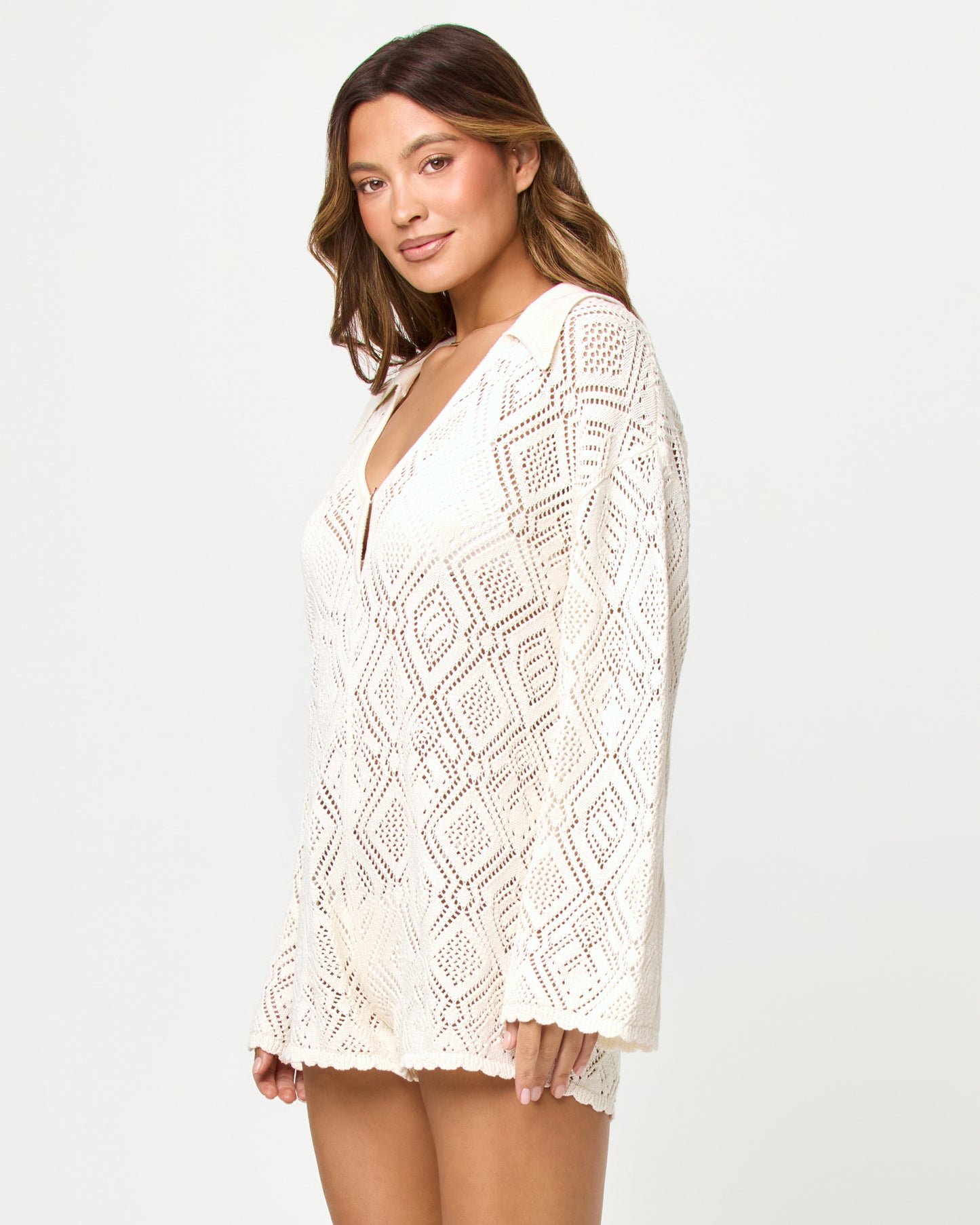 Golden Daze Romper Cream
