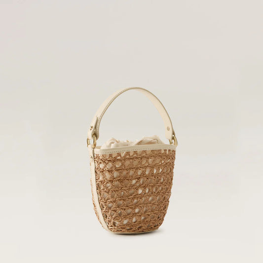 Ama Lace Braid Basket Nougat