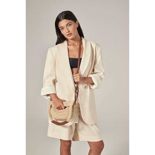Helen Kaminski Yala Mini Sac Natural/Cotto side view