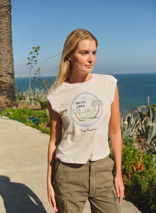 Muscle Tank Tee Hotel Luna Oyster