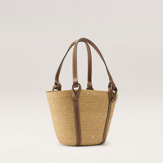 Bisou Print Basket Natural
