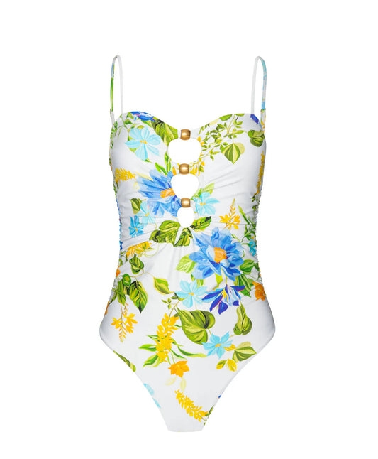 Keyhole One Piece Bluebell