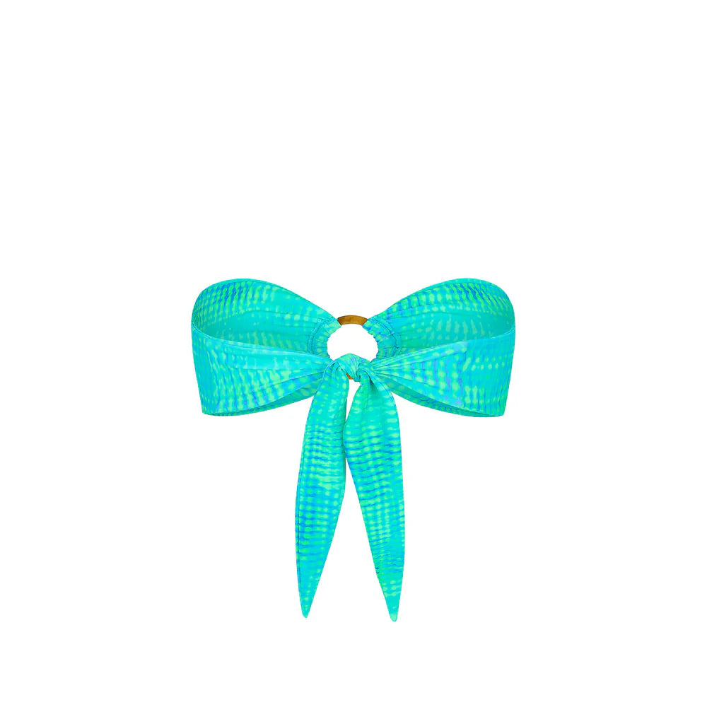 Strapless Bandeau Bikini Top Summer Seas