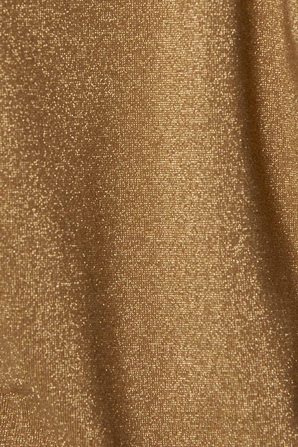 Aden Cut Out One Piece Golden Glow Metallic