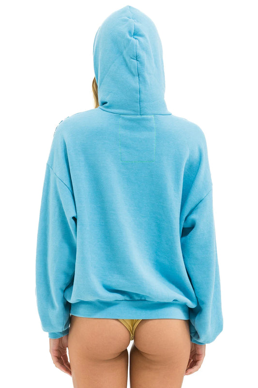 Blaze Pullover Hoodie Relaxed Aqua/Aqua