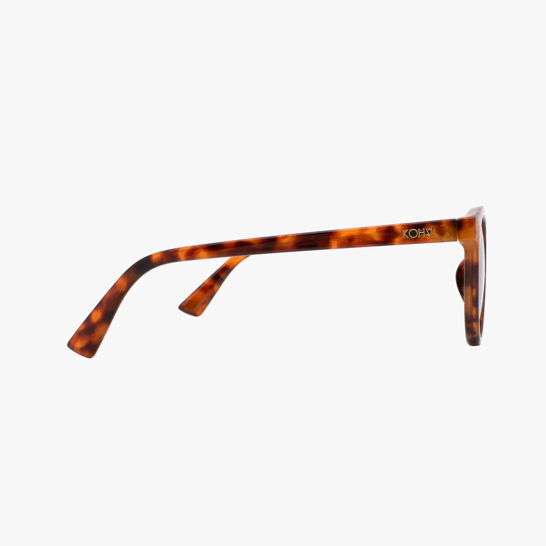 Heron Amber Tortoise Polarized Round Sunnies