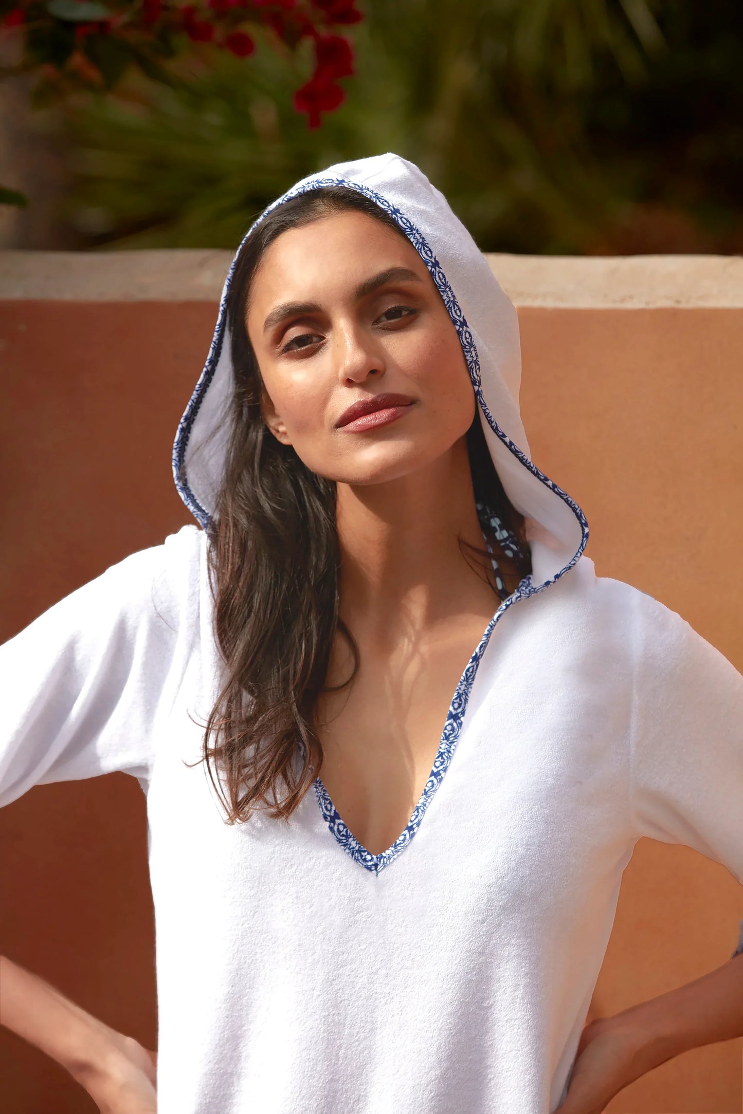 Hooded Terry Coverup Tangier