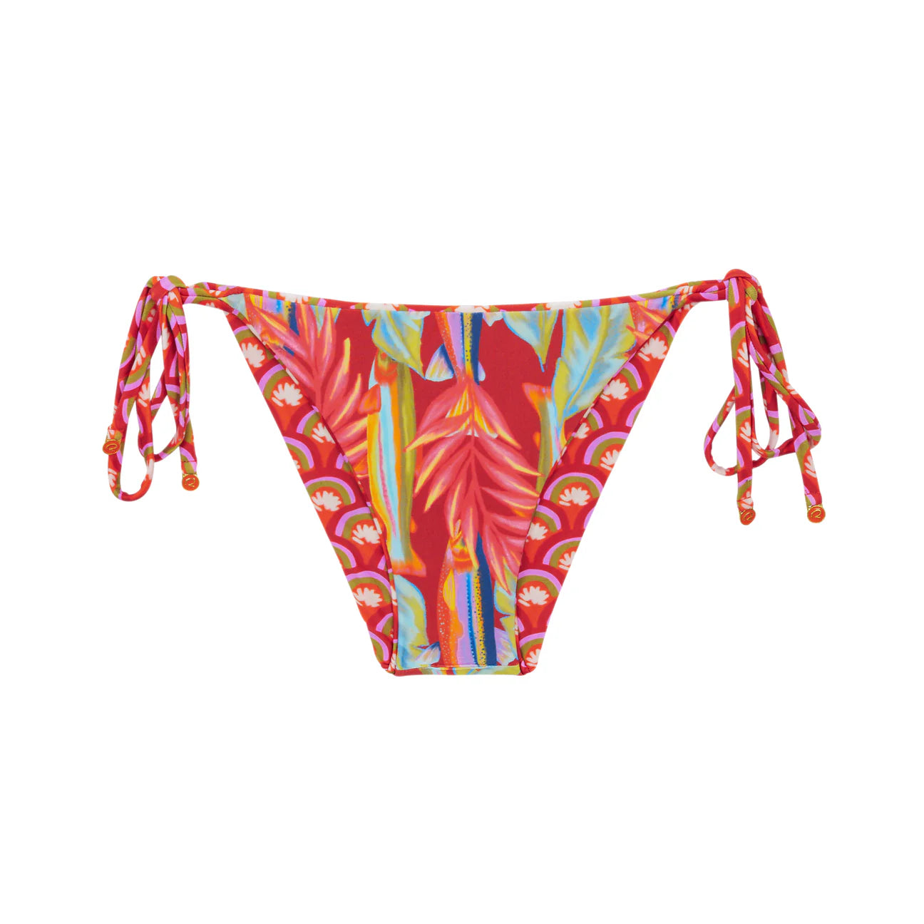 Lacinho Bikini Bottom Floral Scales