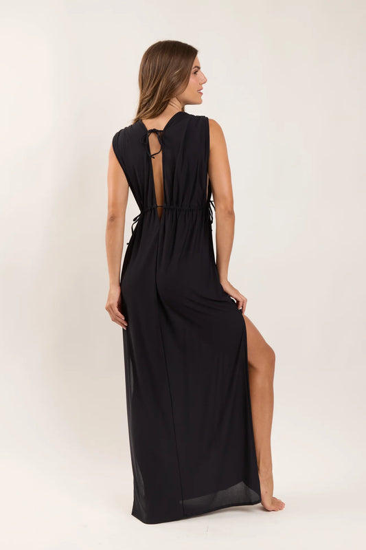 Soleil Long Dress Black