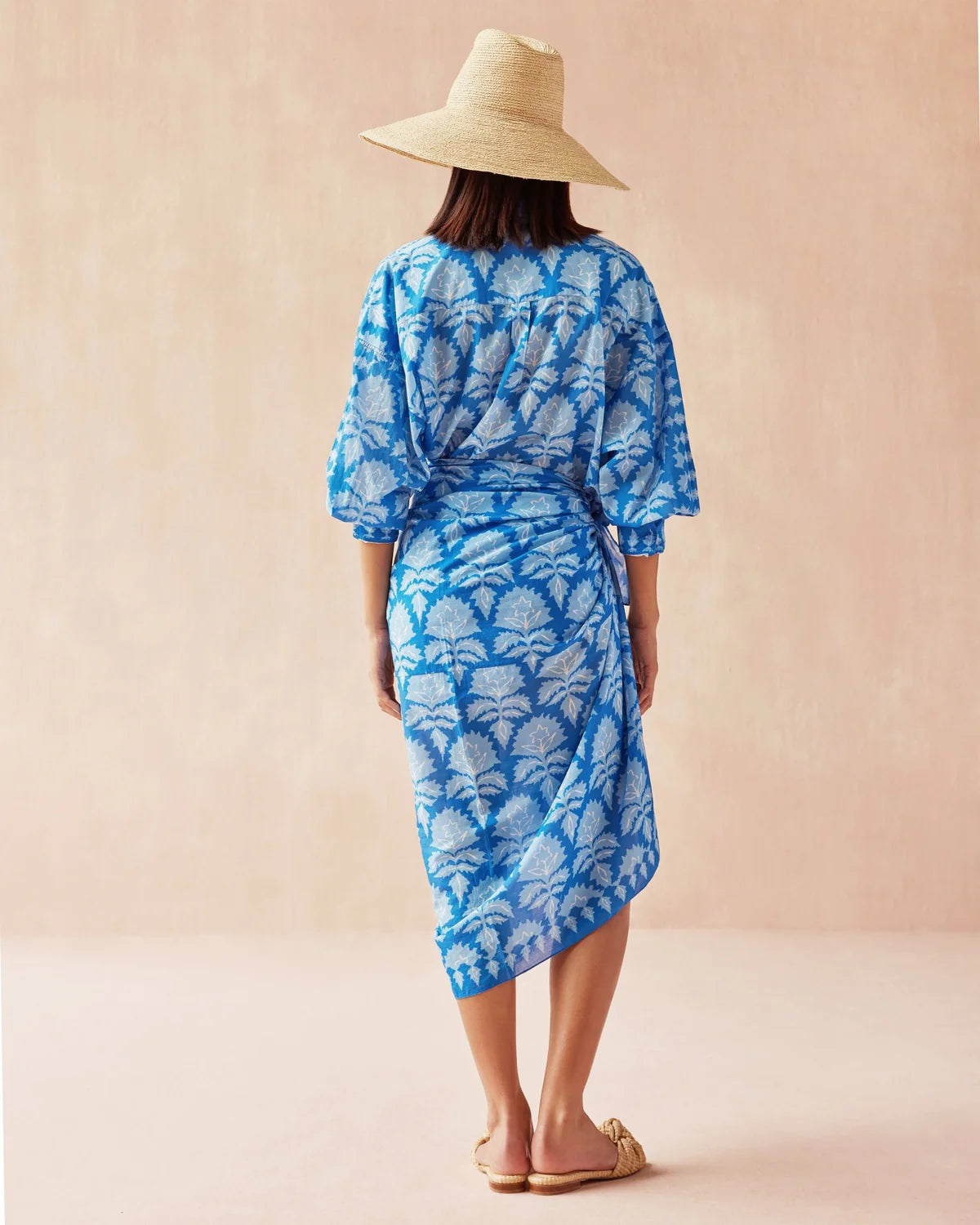 Callista Button Down Mika Azure