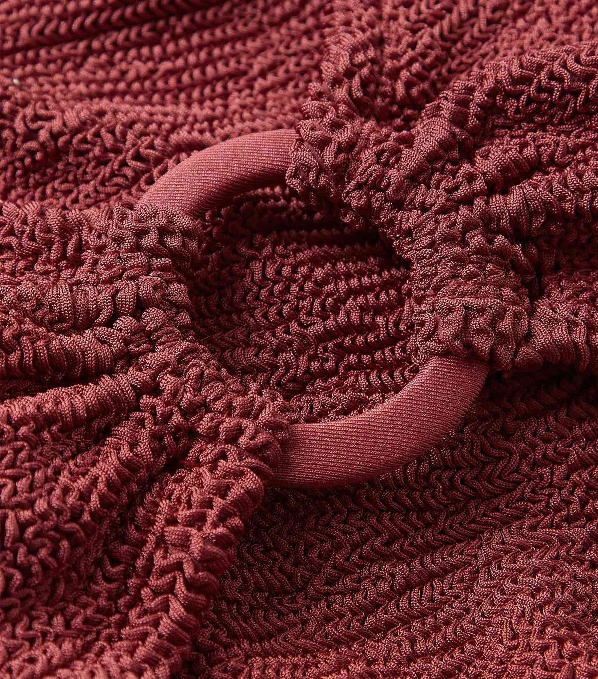 Julia Bikini Tonal Hoops Rosewood