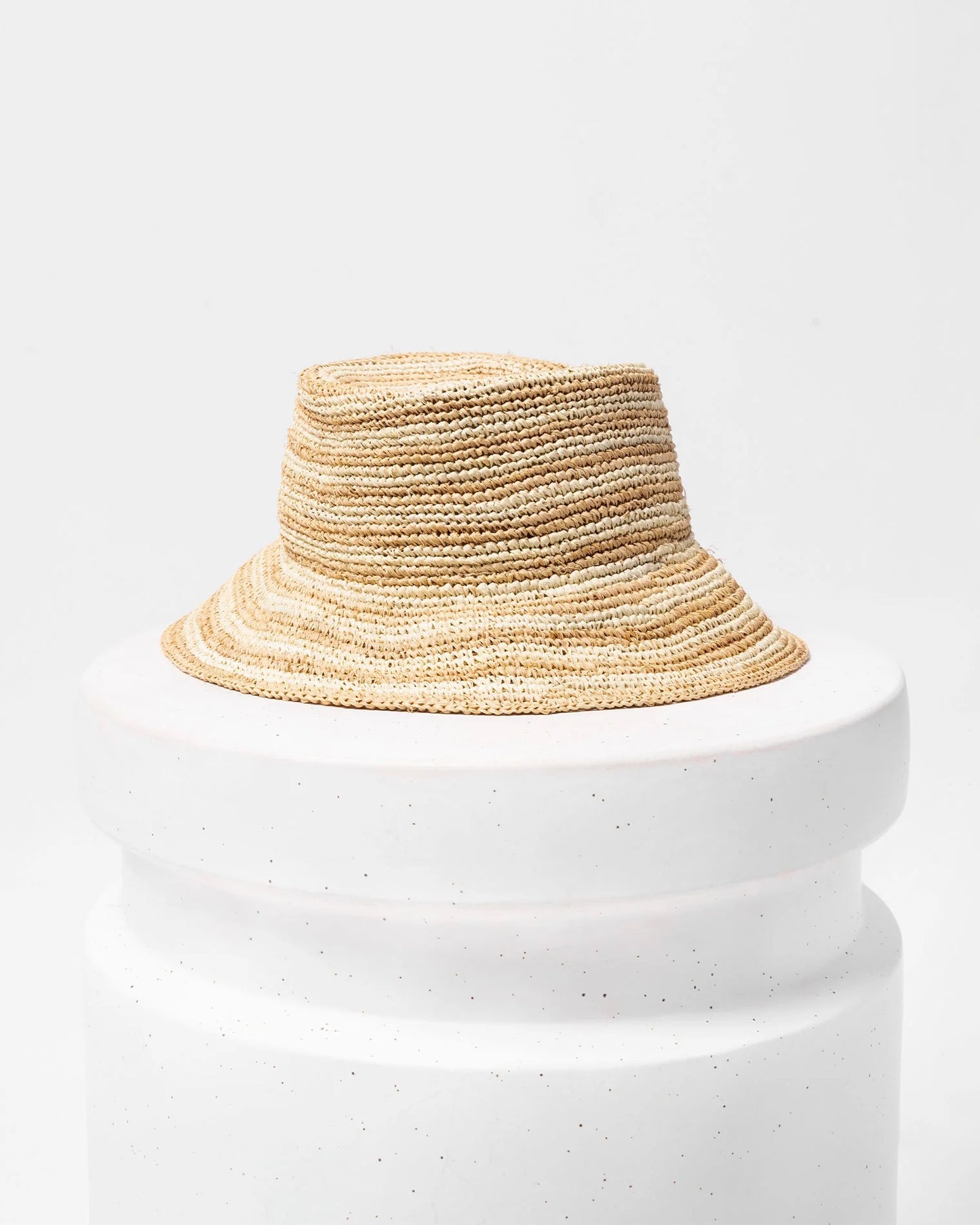 Isadora Hat Natural Stripe