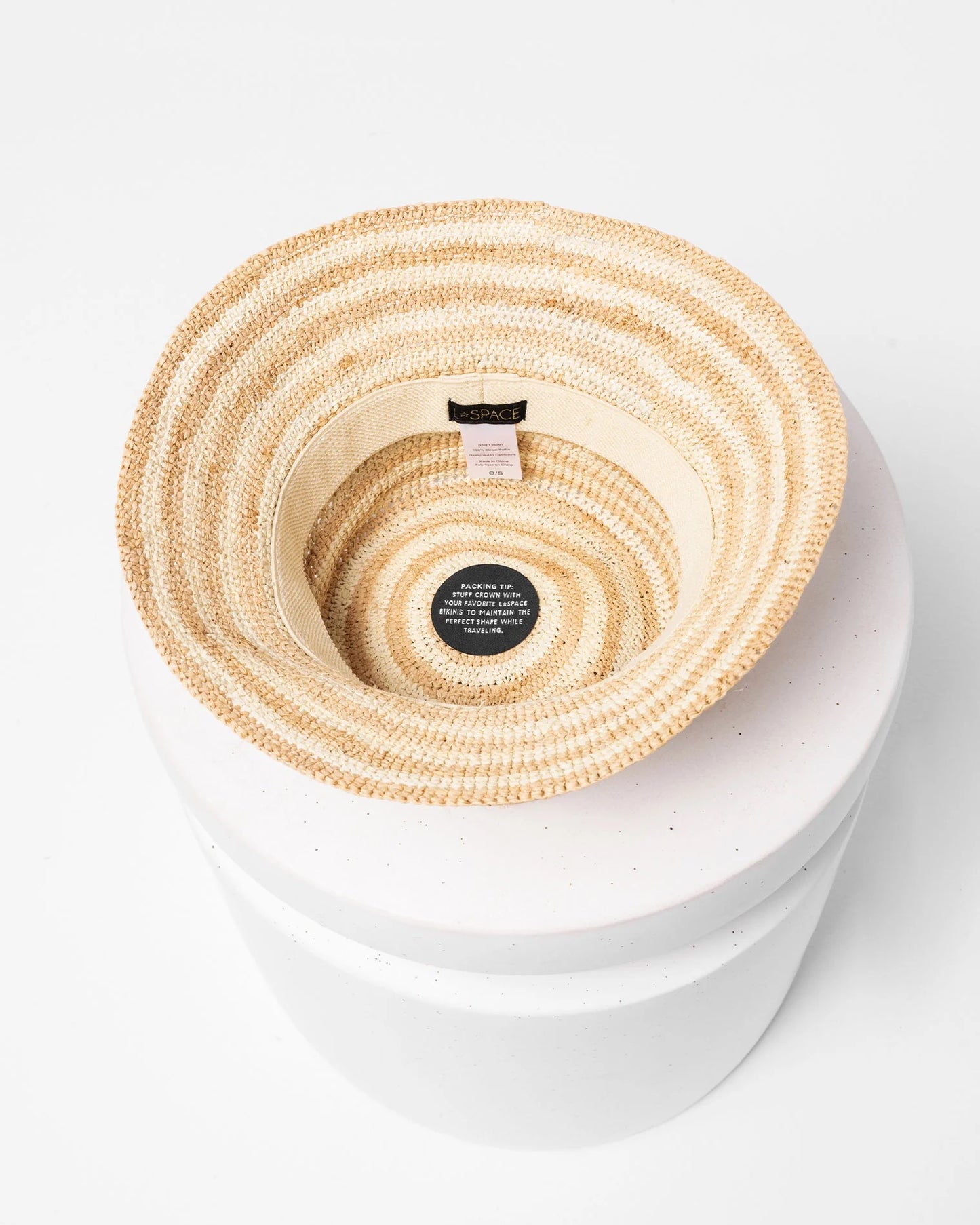 Isadora Hat Natural Stripe