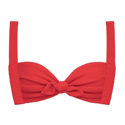 Crimson Micro Scrunch Kayla Bikini Top