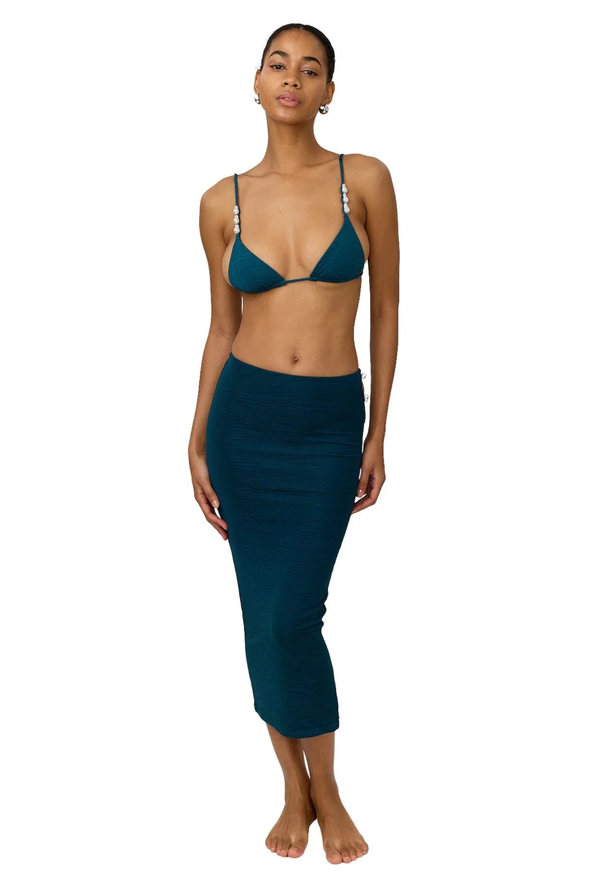 X Tianna Robillard Top Pond Jacquard