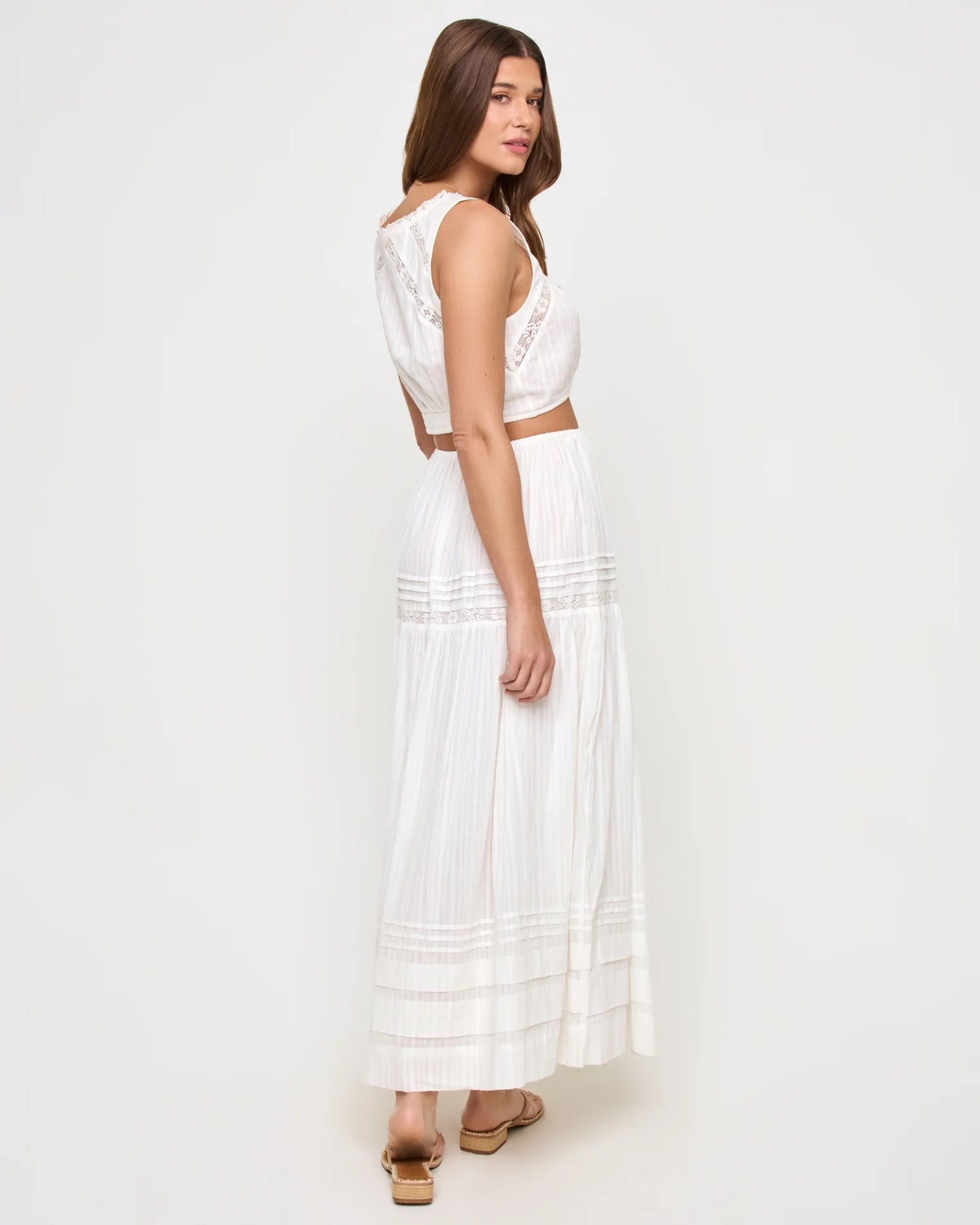Reia Skirt White