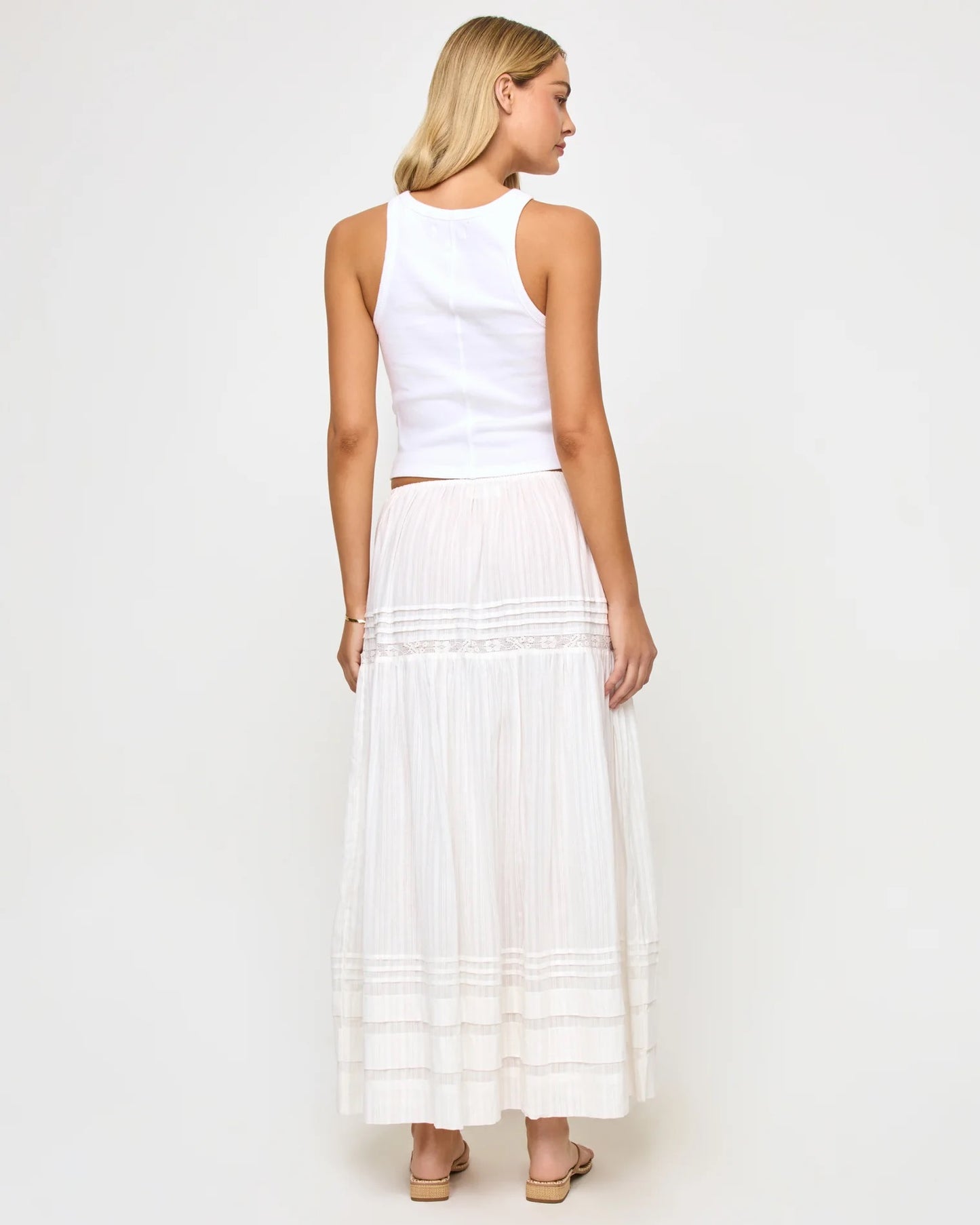 Reia Skirt White
