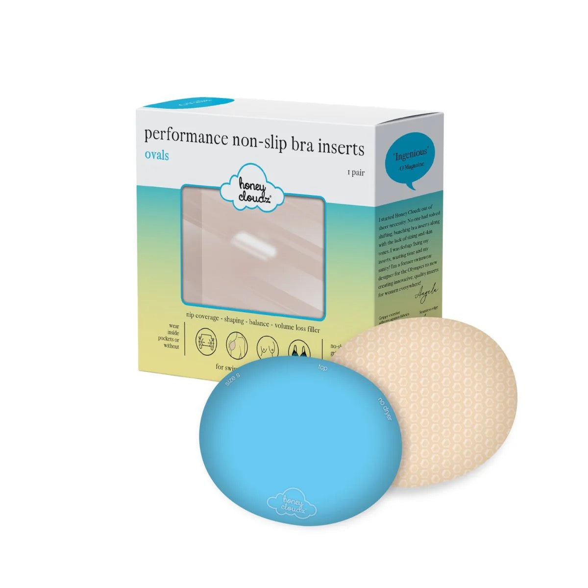 Ovals Classic Bra Inserts in Latte