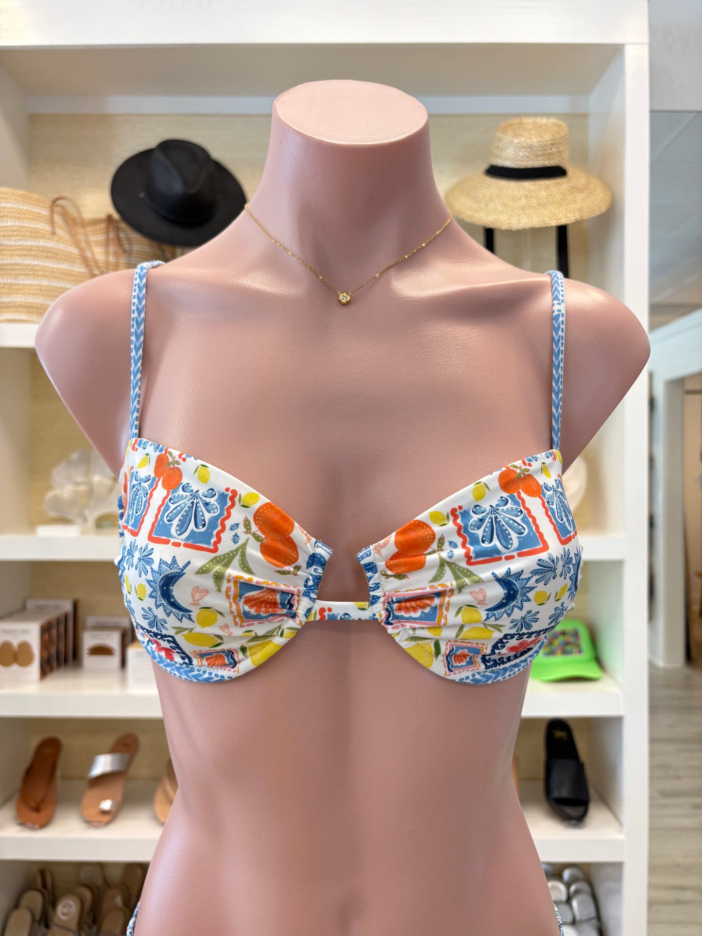 Aruba Top Sicilian Print