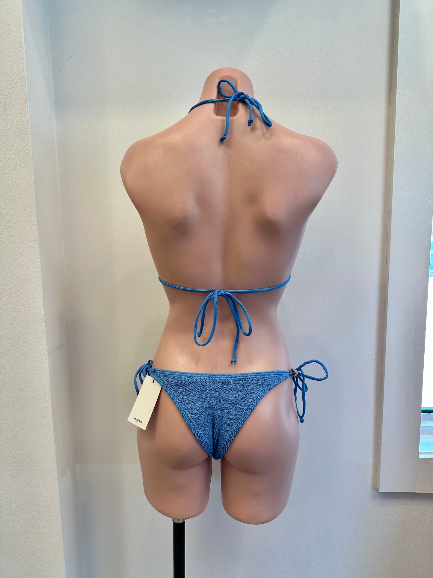 Beaded Ingrid Triangle Top Azure