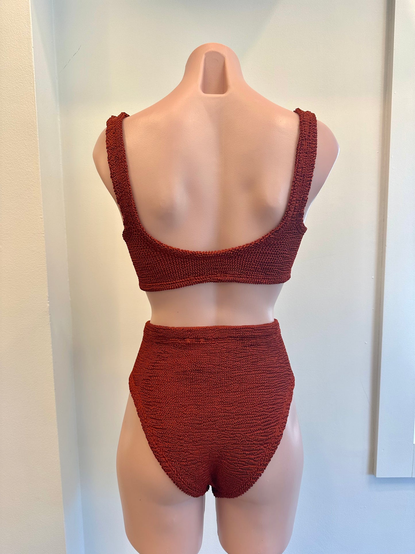 Patricia Bikini Metallic Chestnut