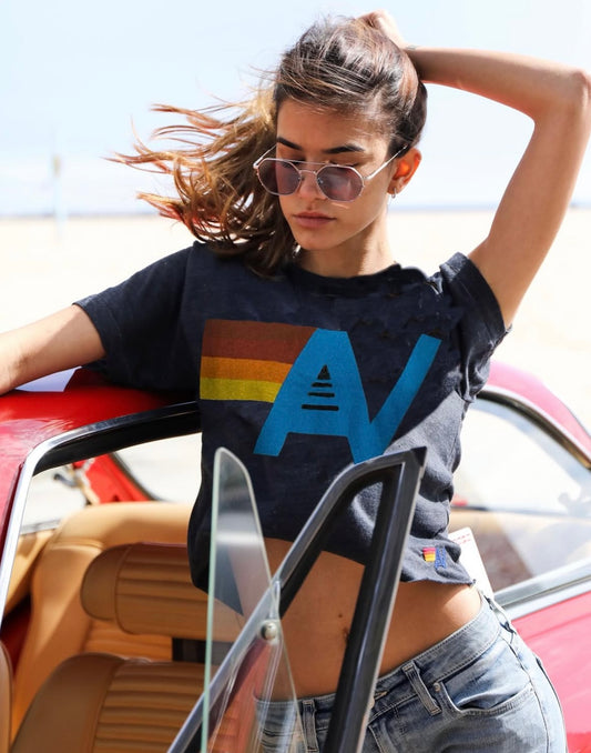 Logo Boyfriend Tee Charcoal