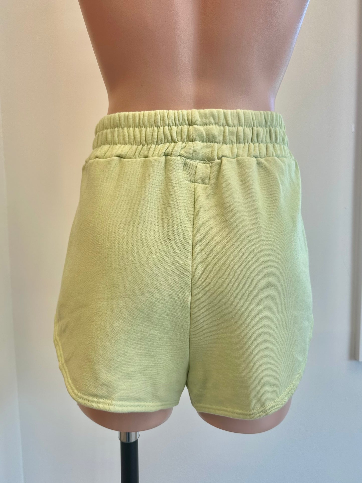 Essential Women's Club Short Lime Cream