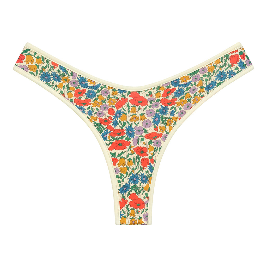 Florencia Floral Lulu Binded Bikini Bottom
