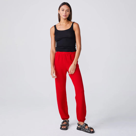 Narrow Rib Tank in Black