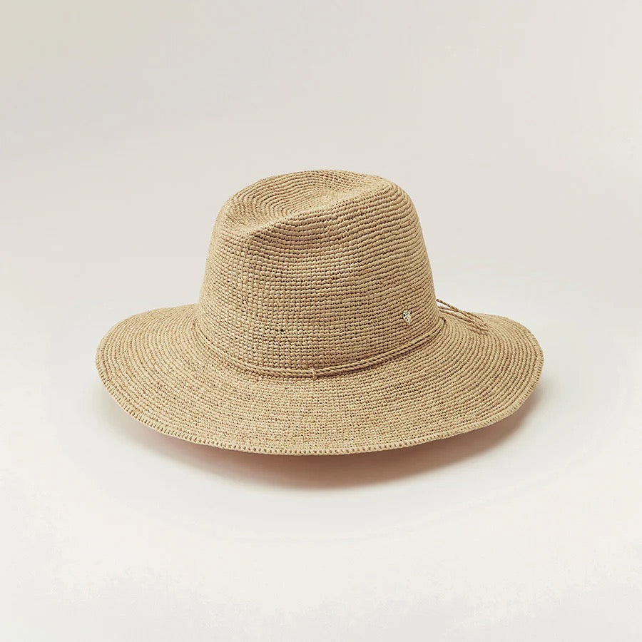 Desmonda Natural Packable Raffia Hat