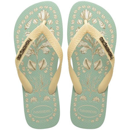 Tropicalia Top Flip Flop Sandal Coast Green
