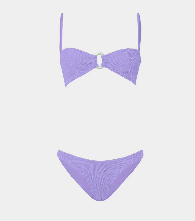 Misty Bikini With Pearly Hoop Lilac