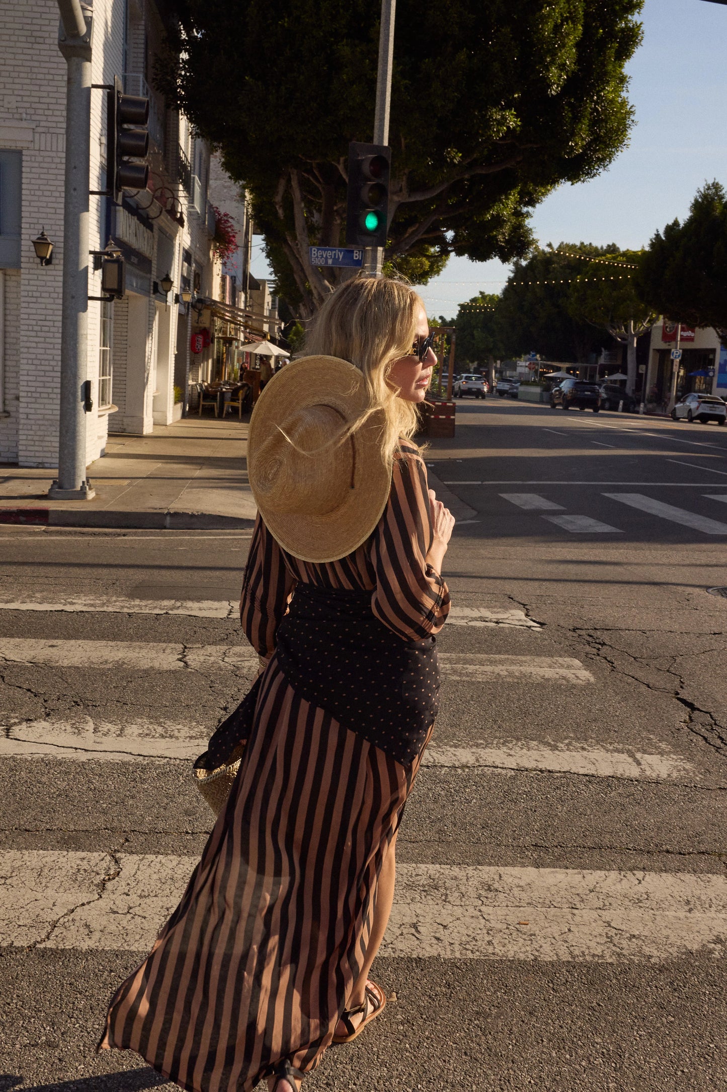 Pareo Petite Polka Dot Black & Tan
