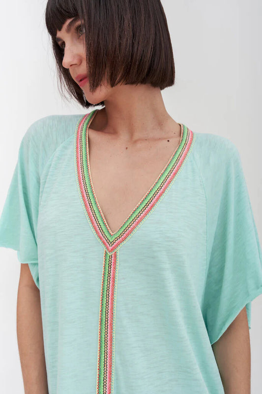 Pima Mini Abaya Turquoise