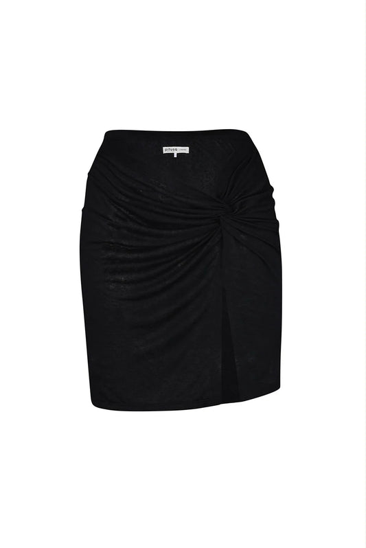 Sarong Mini Skirt Black