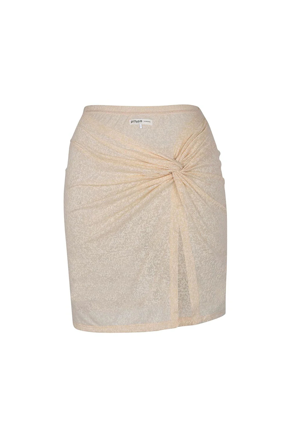Sarong Mini Skirt Ecru