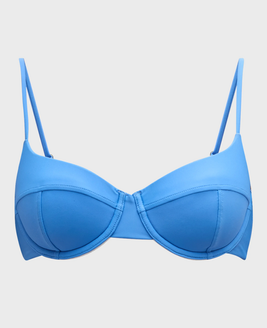 Mona Underwire Bikini Top Serene Blue