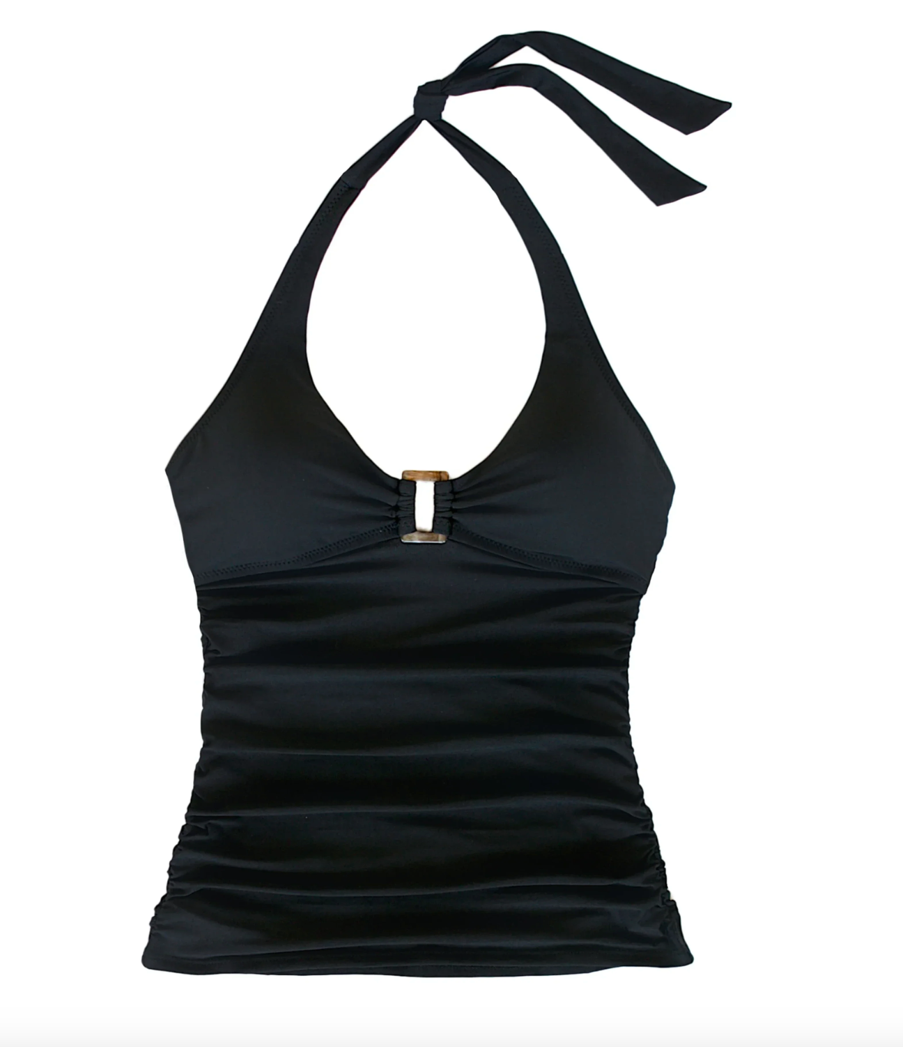 Tortoise Tankini Top Black