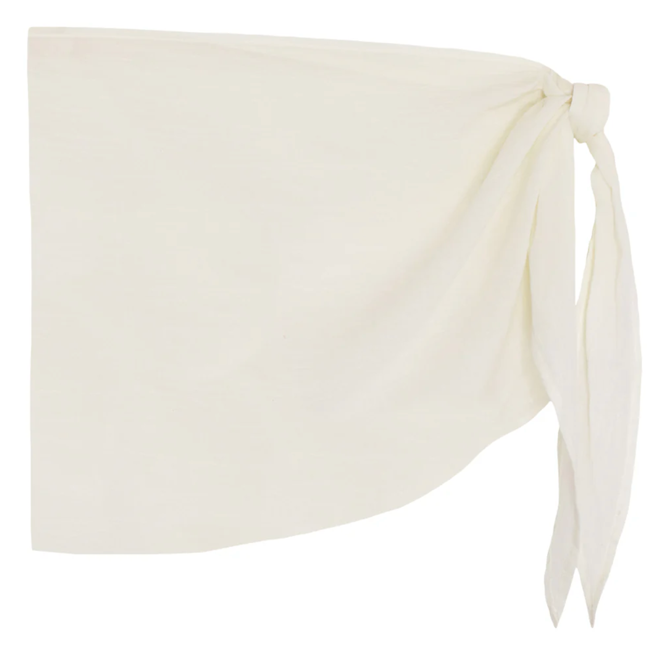Mikoh Chiara Short Sarong in Chalk