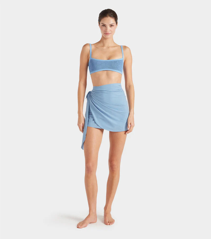 Short UPF 50+ Sarong Cornflower