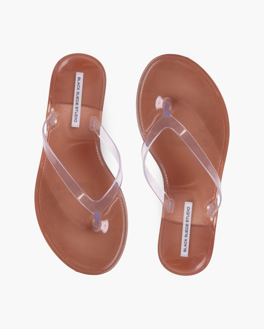 Crystal Sandal Old Rose/Clear PVC